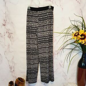 Harmony size L wide leg palazzo pants ikat print
